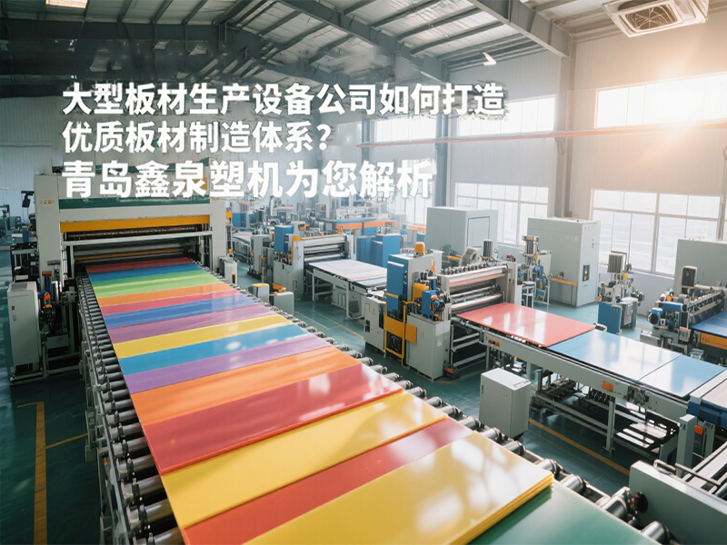 大型板材生產(chǎn)設(shè)備公司如何打造優(yōu)質(zhì)板材制造體系？青島鑫泉塑機為您解析