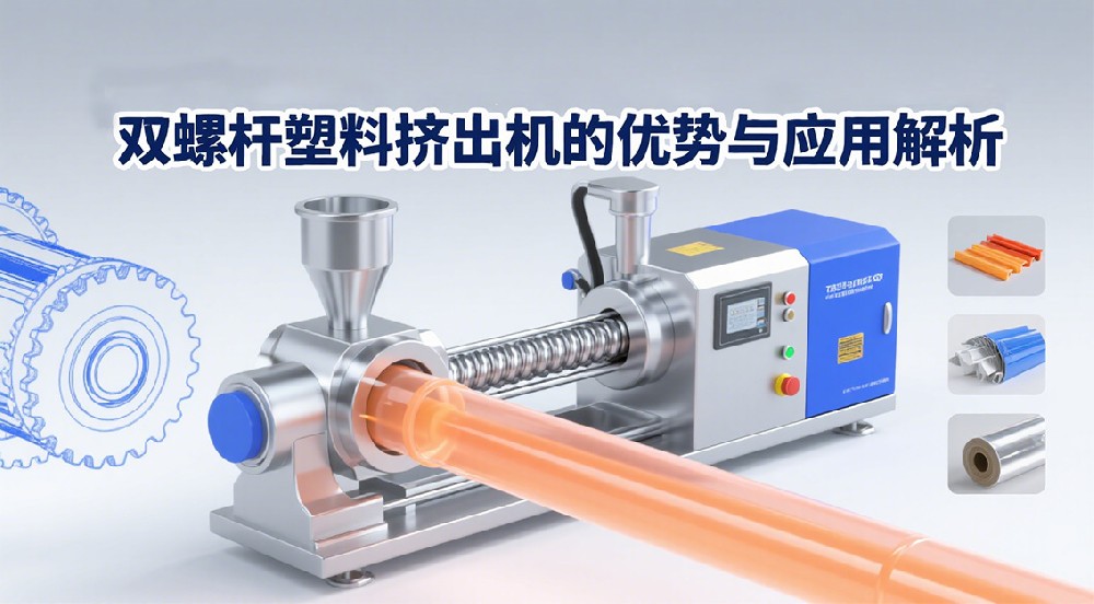 雙螺桿塑料擠出機的優(yōu)勢與應(yīng)用解析
