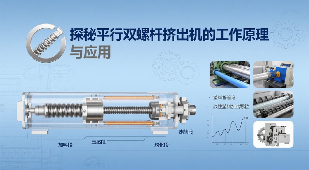 探秘平行雙螺桿擠出機(jī)的工作原理與應(yīng)用