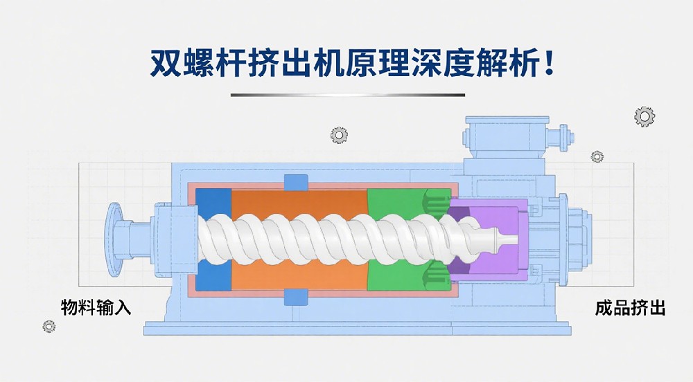 雙螺桿擠出機(jī)原理深度解析！