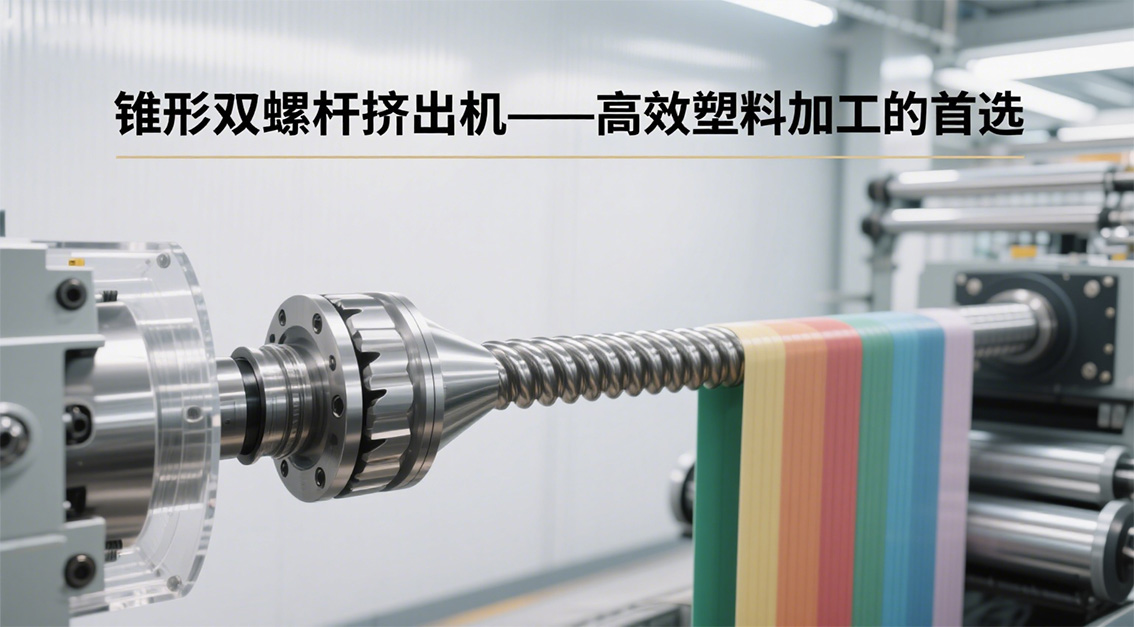 錐形雙螺桿擠出機 —— 高效塑料加工的首選20250903.jpg