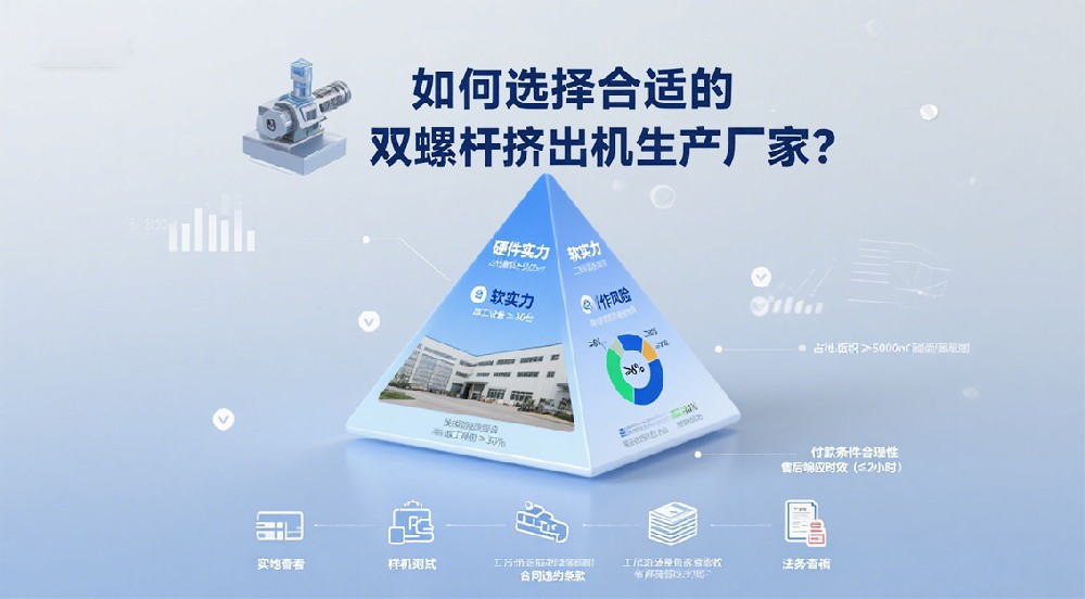 如何選擇合適的雙螺桿擠出機生產(chǎn)廠家？