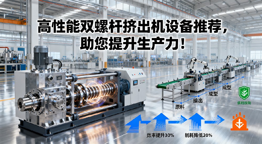 高性能雙螺桿擠出機設(shè)備推薦，助您提升生產(chǎn)力！