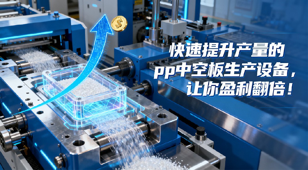 快速提升產(chǎn)量的 pp 中空板生產(chǎn)設(shè)備，讓你盈利翻倍！