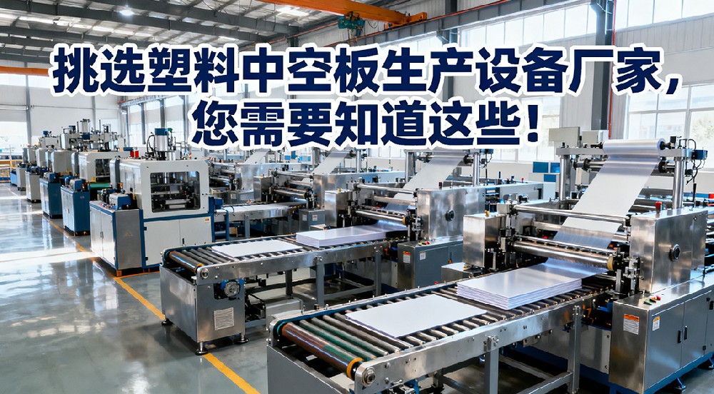 挑選塑料中空板生產(chǎn)設(shè)備廠家，您需要知道這些！