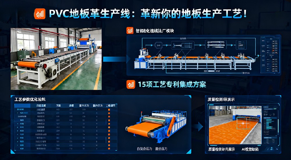 PVC地板革生產(chǎn)線：革新你的地板生產(chǎn)工藝！