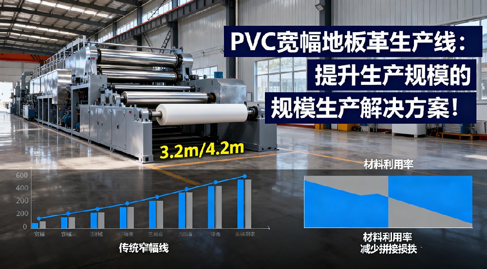 PVC寬幅地板革生產(chǎn)線：提升生產(chǎn)規(guī)模的理想選擇！