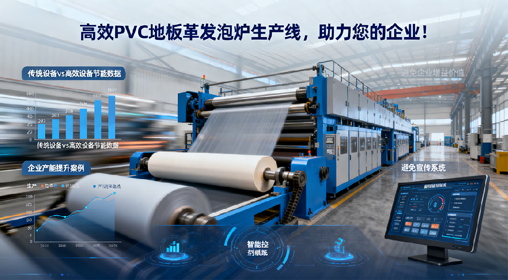 高效PVC地板革發(fā)泡爐生產(chǎn)線，助力您的企業(yè)！