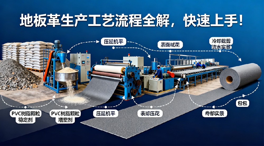 地板革生產(chǎn)工藝流程全解，快速上手！