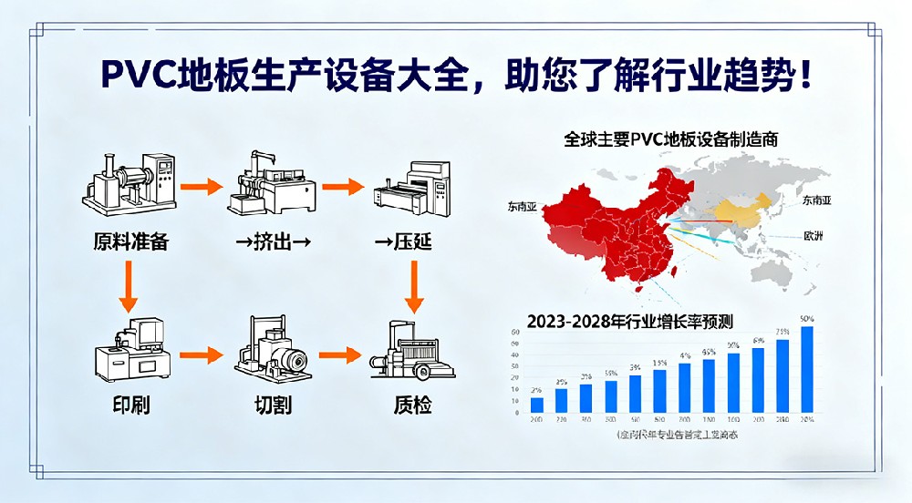 PVC地板生產(chǎn)設備大全，助您了解行業(yè)趨勢！