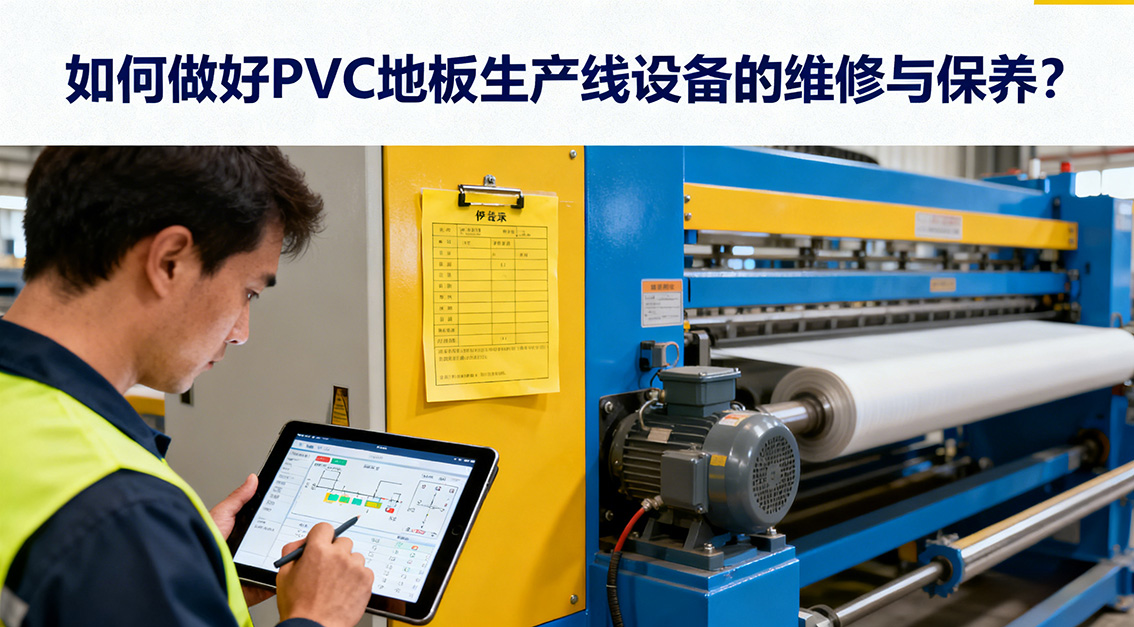 20260107如何做好PVC地板生產(chǎn)線設(shè)備的維修與保養(yǎng)？.jpg