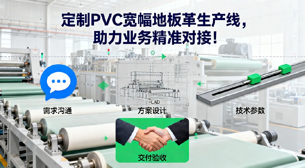 定制PVC寬幅地板革生產(chǎn)線，助力業(yè)務(wù)精準(zhǔn)對(duì)接！