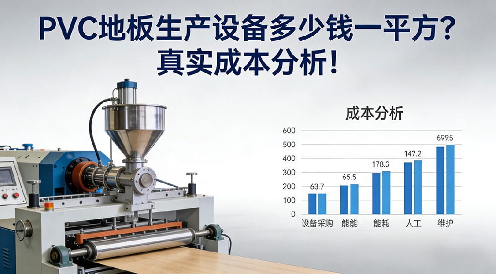 PVC地板生產(chǎn)設(shè)備多少錢一平方？真實(shí)成本分析！
