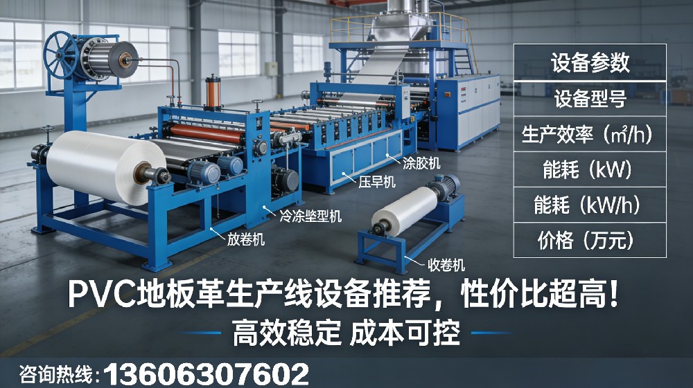 PVC地板革生產(chǎn)線設(shè)備推薦，性價比超高！
