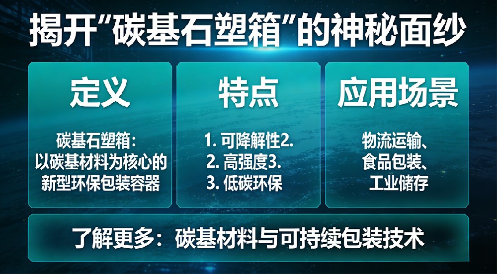 揭開碳基石塑箱的神秘面紗，你了解了嗎？