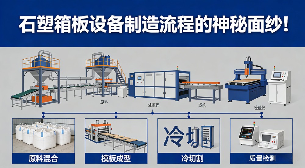 揭開石塑箱板設(shè)備制造流程的神秘面紗！