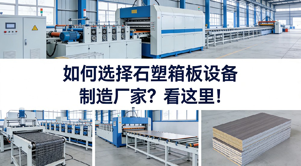 如何選擇石塑箱板設備制造廠家？看這里！