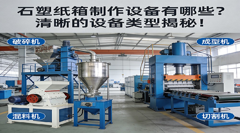 石塑紙箱制作設(shè)備有哪些？清晰的設(shè)備類型揭秘！