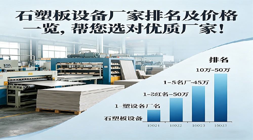 石塑板設備廠家排名及價格一覽，幫您選對優(yōu)質廠家！